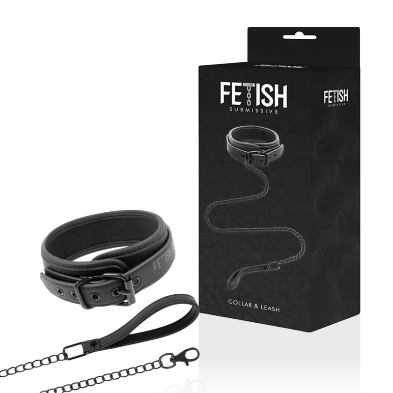 FETISH SUBMISSIVE - NOPRENE LINING CHAIN NECKLACE - 12