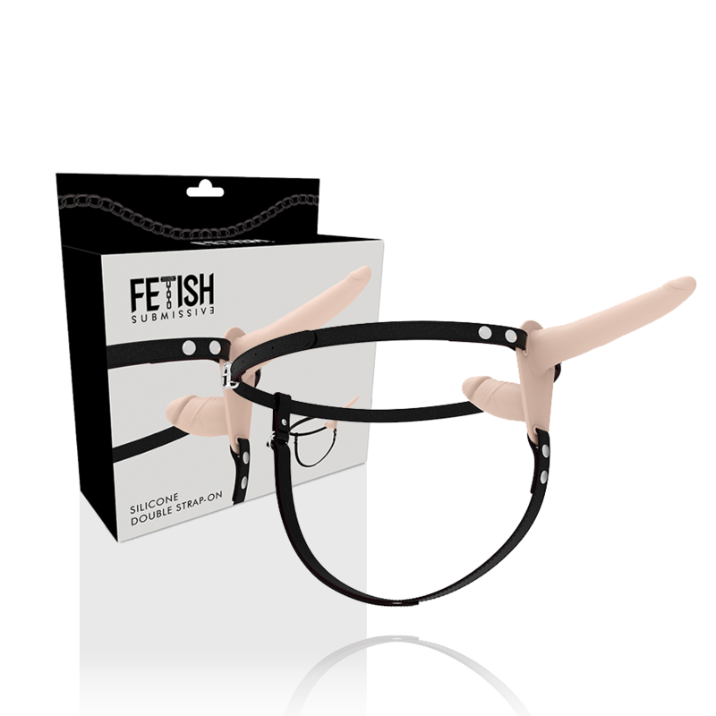 FETISH SUBMISSIVE HARNESS - DOUBLE PENETRATION FLESH - 2