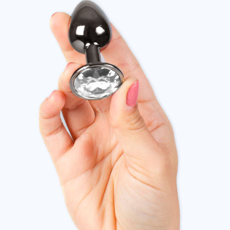 SECRETPLAY - PLUG ANALE GUNMETAL PETIT TAILLE 7 CM