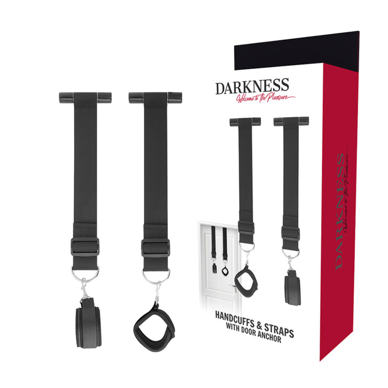 DARKNESS - BONDAGE DOOR HANDCUFFS - 4