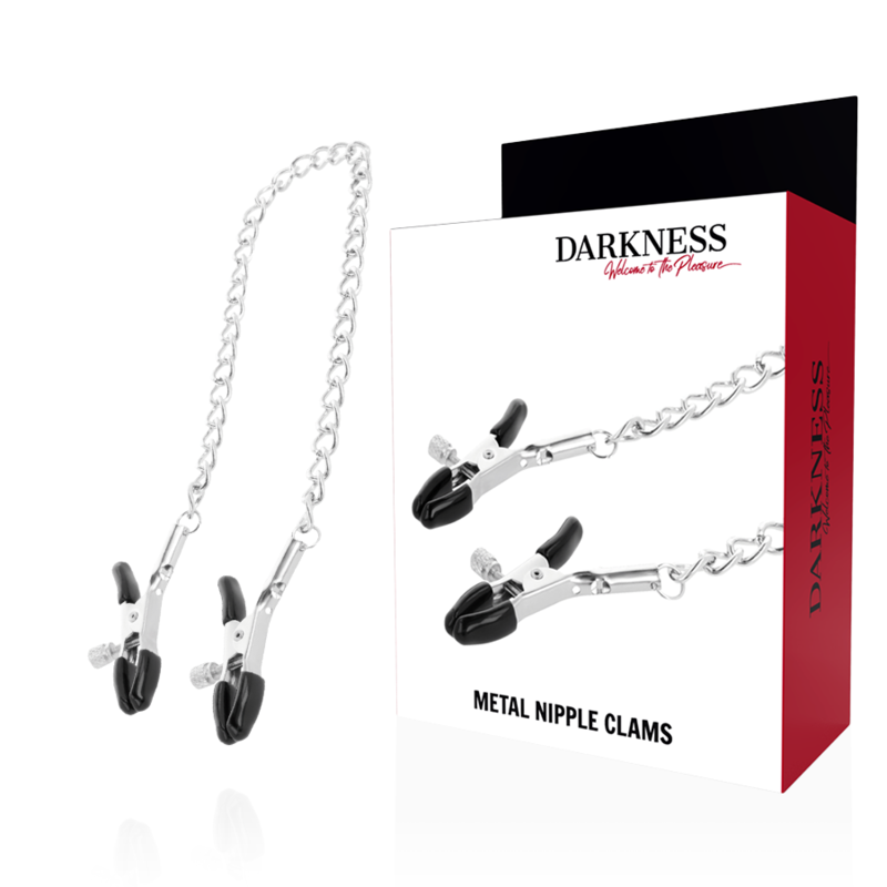 DARKNESS - ADJUSTABLE NIPPLE CLAMPS METAL - 4