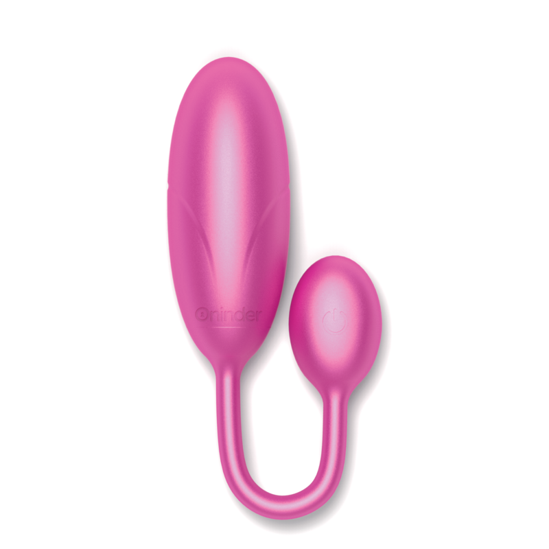 ONINDER - ŒUF VIBRANT DENVER ROSE 7 X 2,7 CM APPLICATION GRATUITE