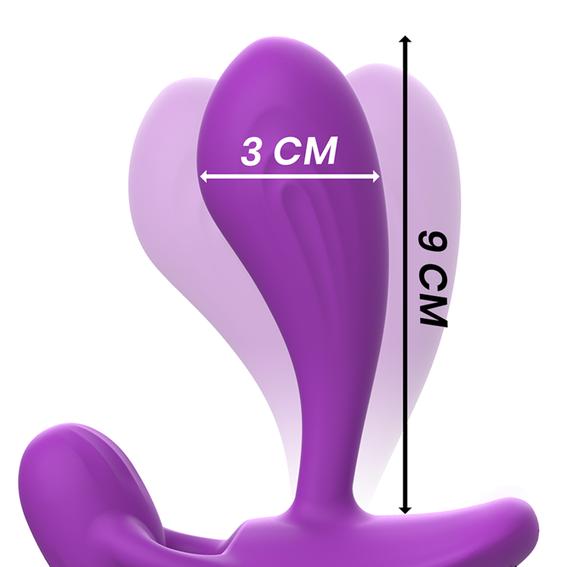 INTENSE - SHELLY PLUG ANAL REMOTE CONTROL PURPLE - 2