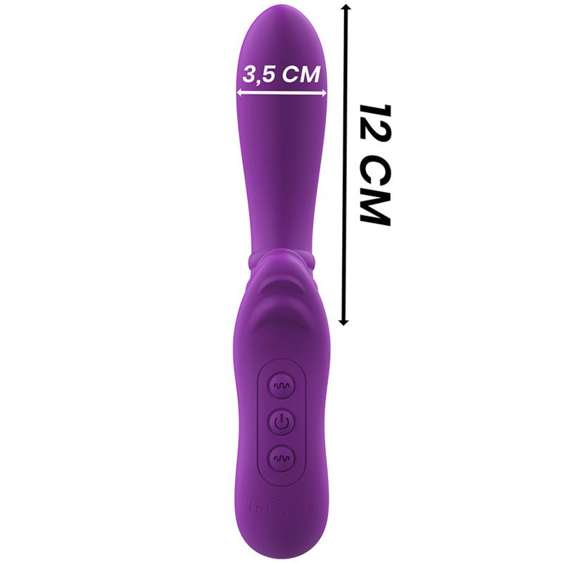 INTENSE - HARRY FLEXIBLE VIBRATOR WITH PURPLE TONGUE - 1