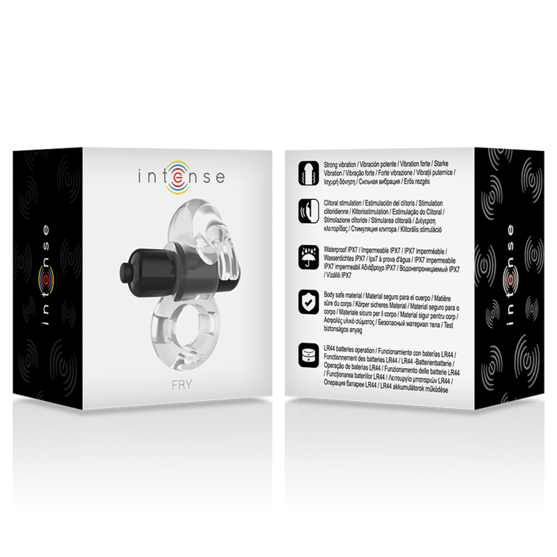 INTENSE - FRY TRANSPARENT VIBRATING RING - 5