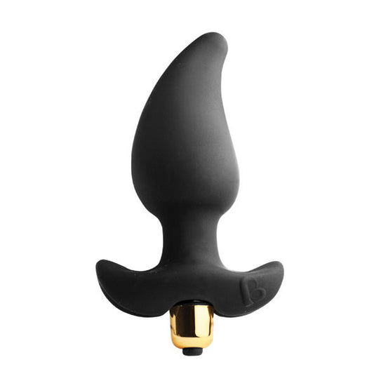 ROCKS-OFF - STIMOLATORE BUTT QUIVER P-POINT 7 VELOCIT NERO - Secretroomsexyshop