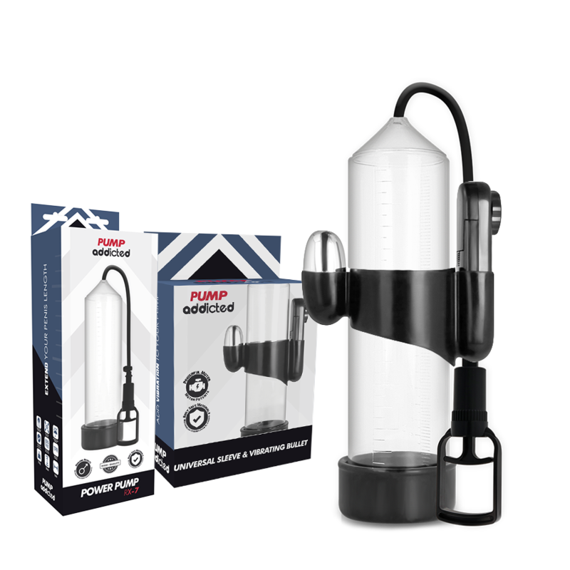 PUMP ADDICTED - RX7 TRANSPARENT VIBRATOR - 2