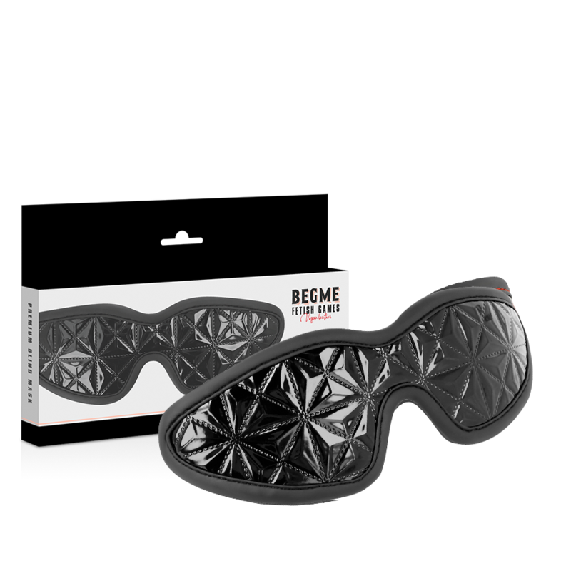 BEGME - MASQUE AVEUGLE PREMIUM BLACK EDITION AVEC DOUBLURE EN NÉOPRÈNE