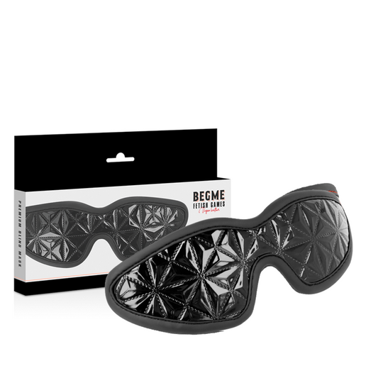 BEGME - MASQUE AVEUGLE PREMIUM BLACK EDITION AVEC DOUBLURE EN NÉOPRÈNE