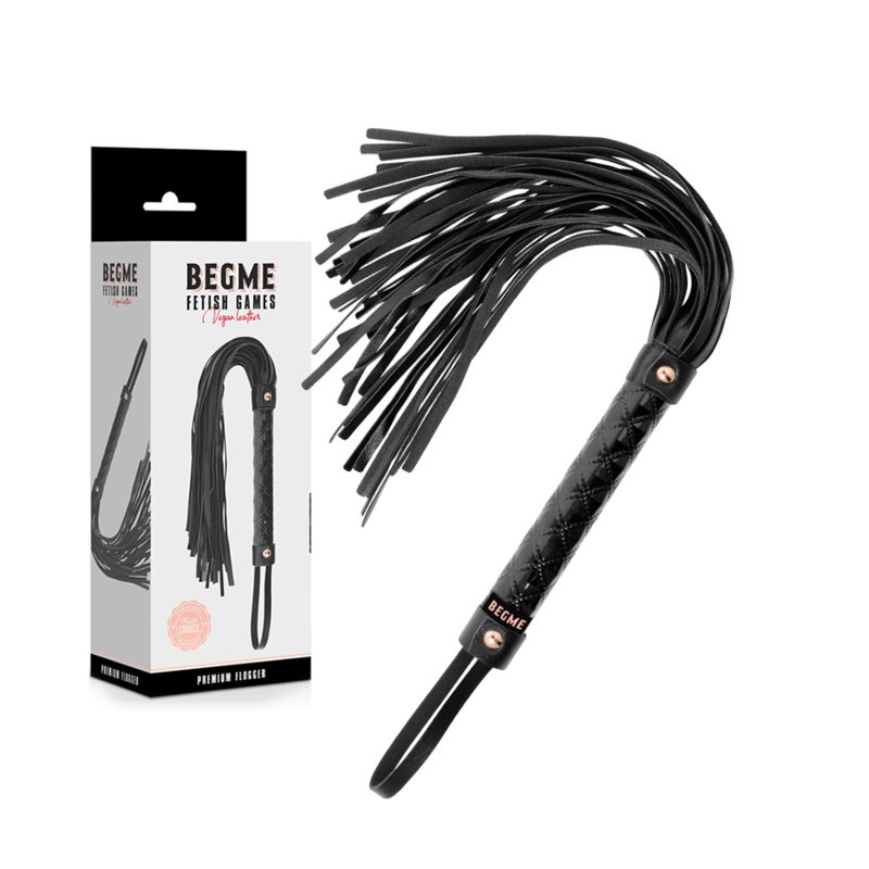 BEGME - BLACK EDITION VEGAN LEATHER FLOGGER - 3
