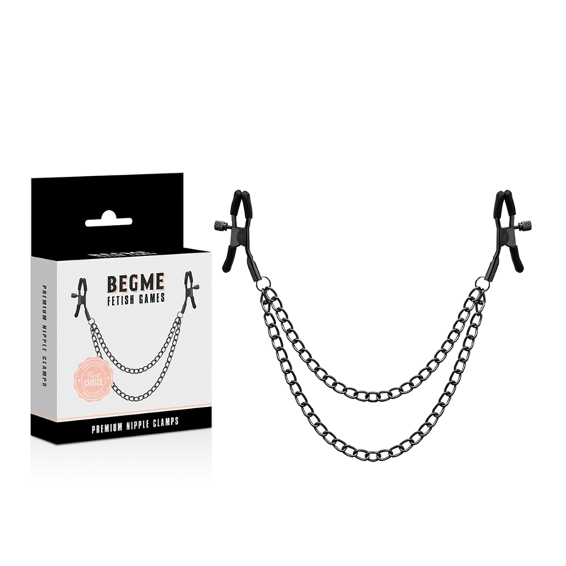BEGME - RED EDITION NIPPLE CLIP WITH CHAIN