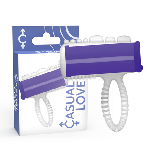 CASUAL LOVE - ANNEAU DE LANGUE VIBRANT VIOLET