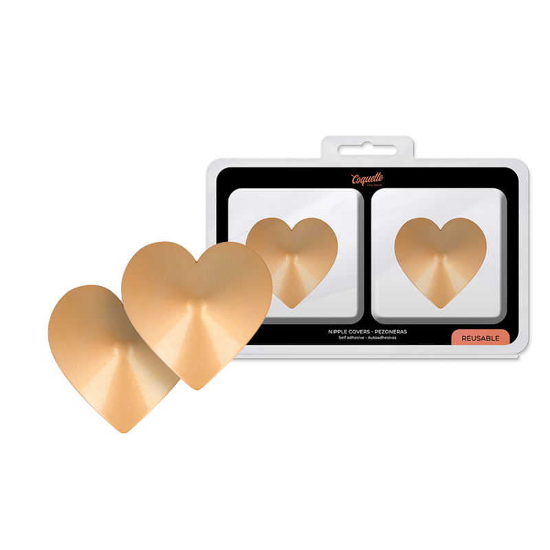 COQUETTE CHIC DESIRE - NIPPLE COVERS GOLDEN HEARTS - 5