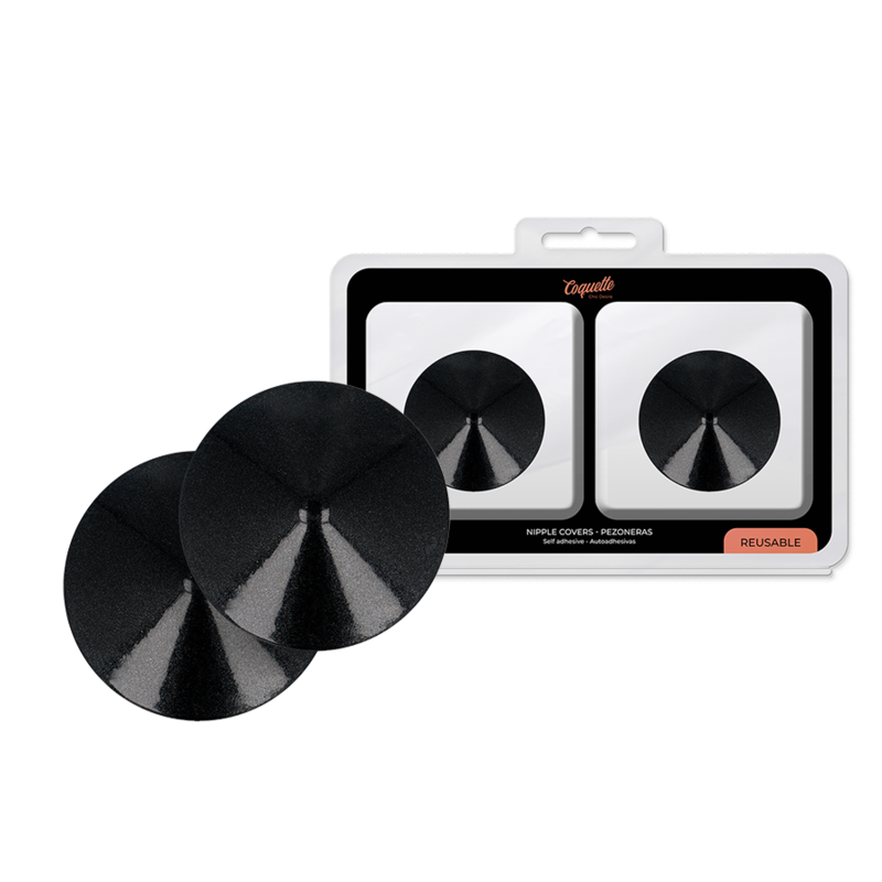 COQUETTE CHIC DESIRE - NIPPLE COVERS BLACK CIRCLES - 5