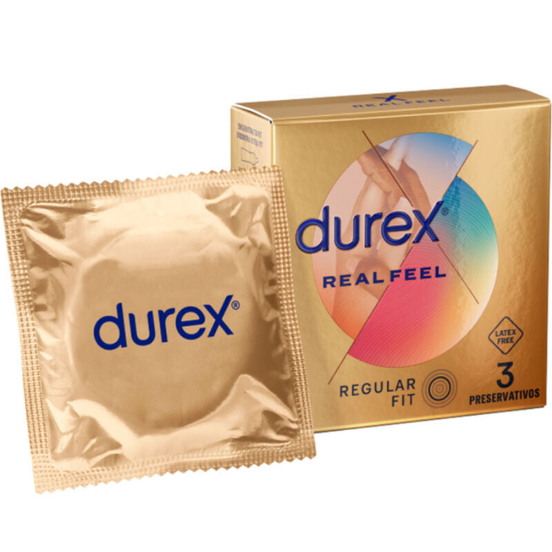 DUREX - REAL FEEL CONDOMS 3 UNITS - 2