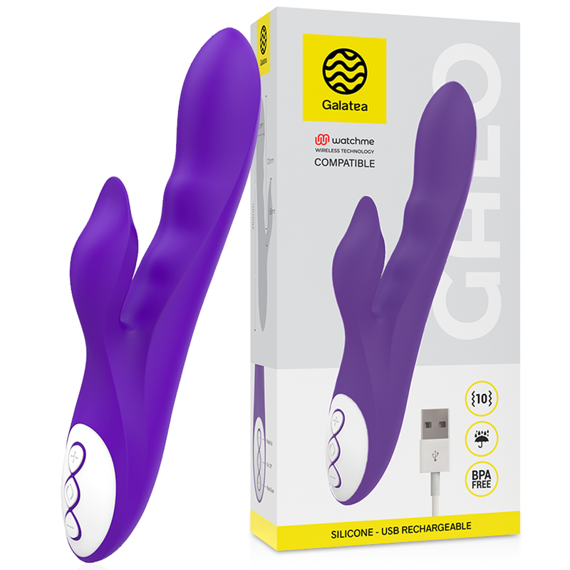 GALATEA - GALO LILAC VIBRATOR COMPATIBLE WITH WATCHME WIRELESS TECHNOLOGY - 2