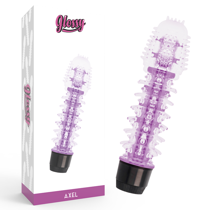 GLOSSY - AXEL VIBRATOR LILAC - 4