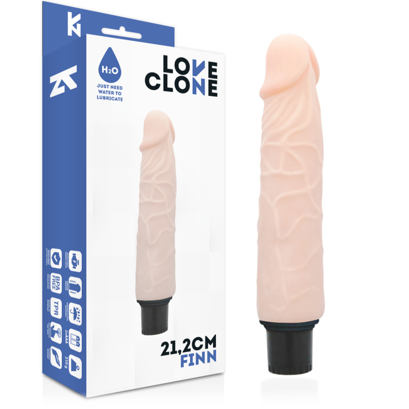 LOVECLONE - FINN SELF LUBRICATION VIBRATOR 21.2 CM -O- 3.8 CM - 4