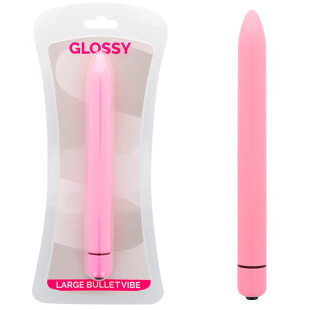 GLOSSY - SLIM VIBRATOR PINK - 3