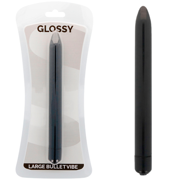 GLOSSY - SLIM VIBRATOR BLACK - 2
