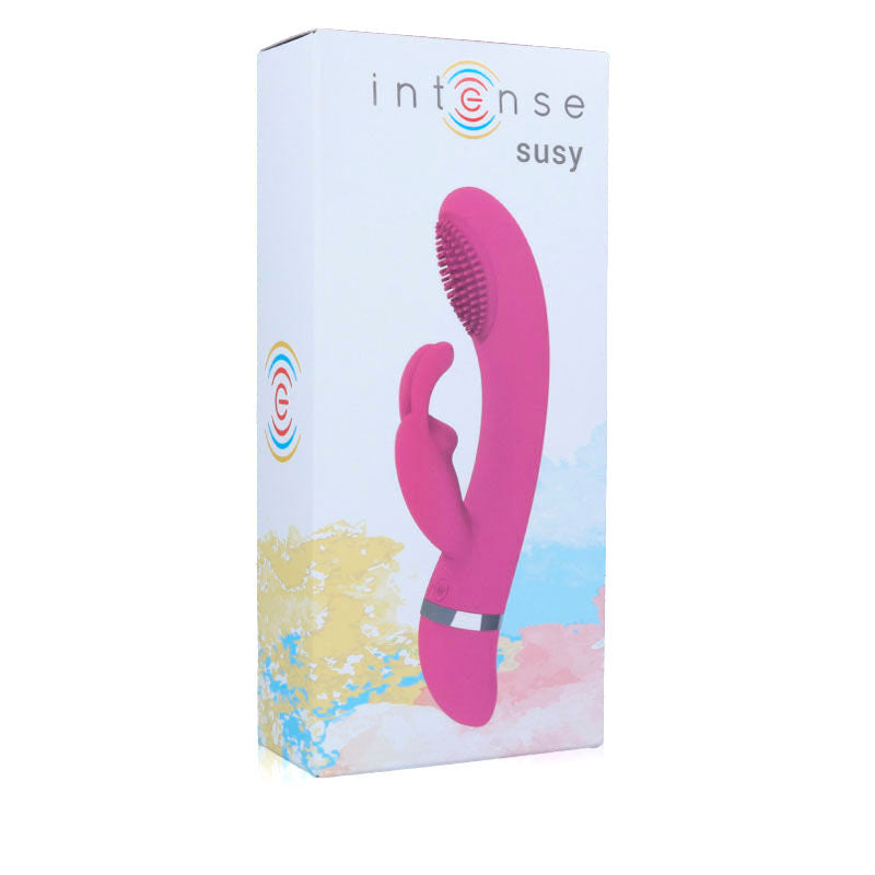 INTENSE - SUSY OSCILLATING VIBRATOR SILICON RABBIT PINK - 4