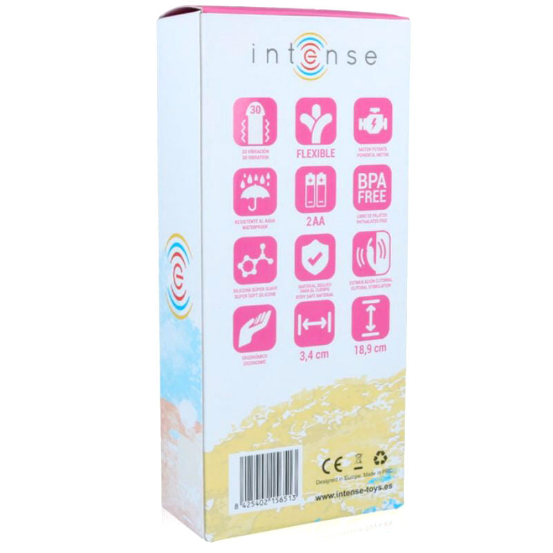 INTENSE - HILARI PINK SILICON LUXE VIBRATOR - 4