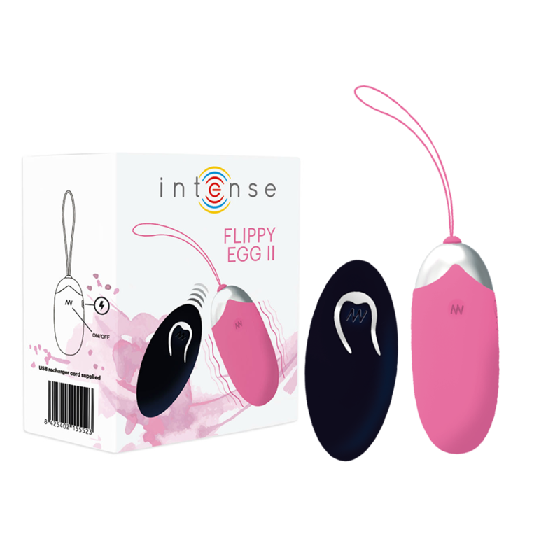 INTENSE - FLIPPY II VIBRATING EGG WITH REMOTE CONTROL PINK - 3