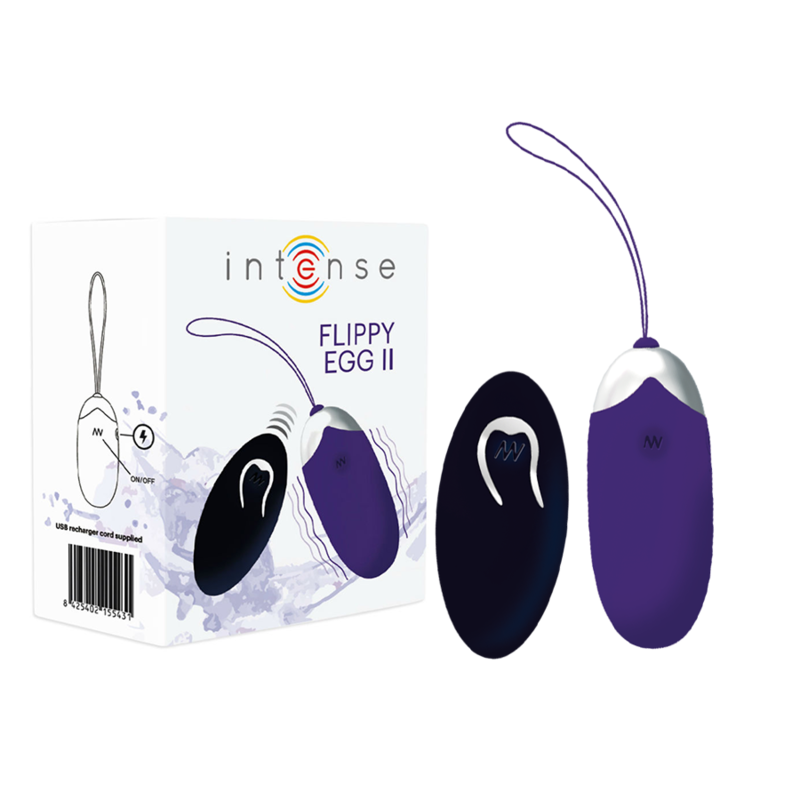 INTENSE - FLIPPY II VIBRATING EGG WITH REMOTE CONTROL PURPLE - 5