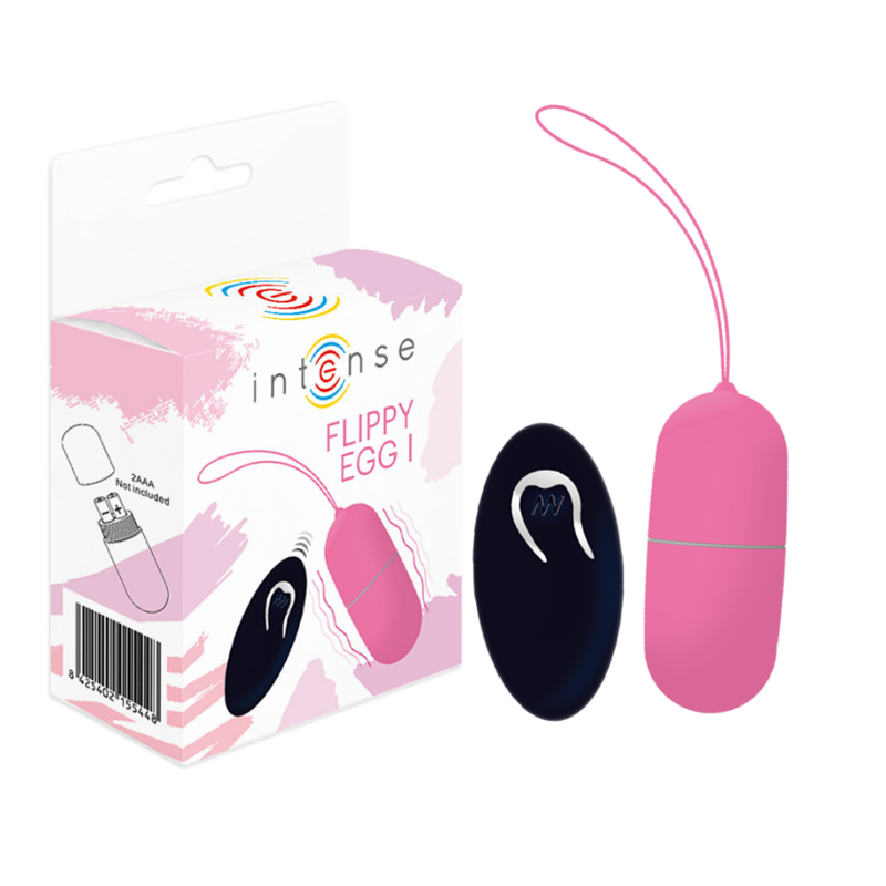 INTENSE - FLIPPY I UOVO VIBRANTE CON TELECOMANDO ROSA - Secretroomsexyshop