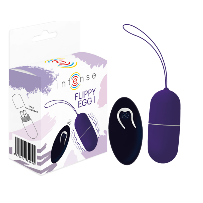 INTENSE - FLIPPY I UOVO VIBRANTE CON TELECOMANDO VIOLA - Secretroomsexyshop