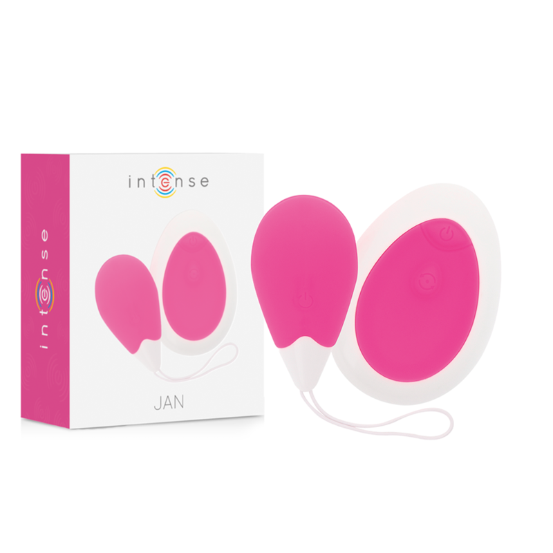 INTENSE - JAN EGG VIBRATOR REMOTE CONTROL PINK - 5