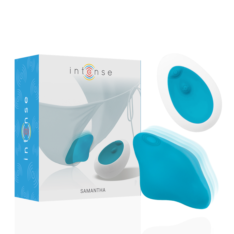 INTENSE - SAMANTHA PANTIE REMOTE CONTROL BLUE - 3
