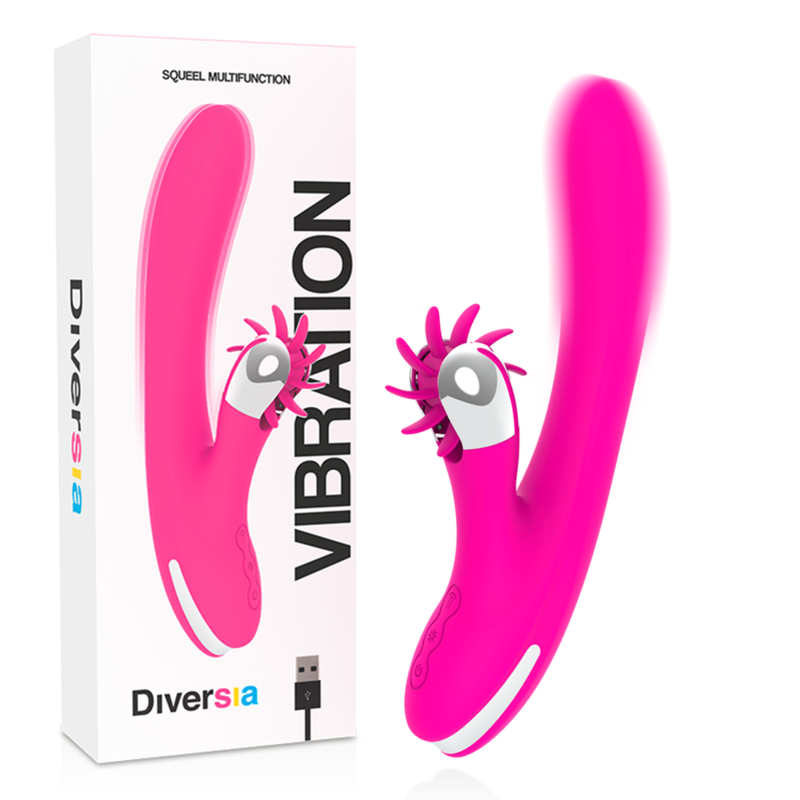 DIVERSIA - BUNNY VIBRATING 24 CM - 4
