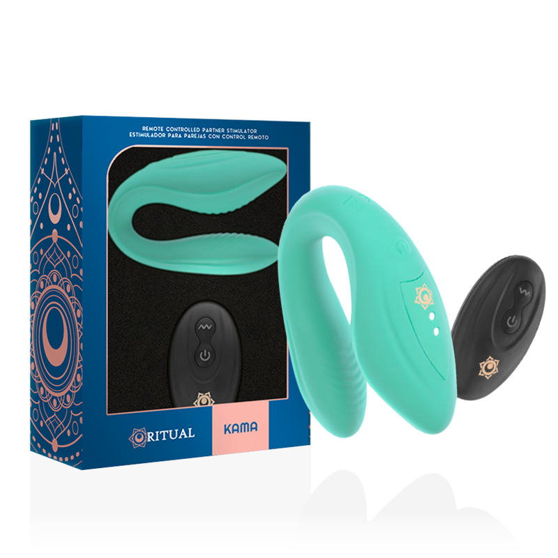 RITHUAL - KAMA REMOTE CONTROL FOR COUPLES AQUA - AQUA - 16