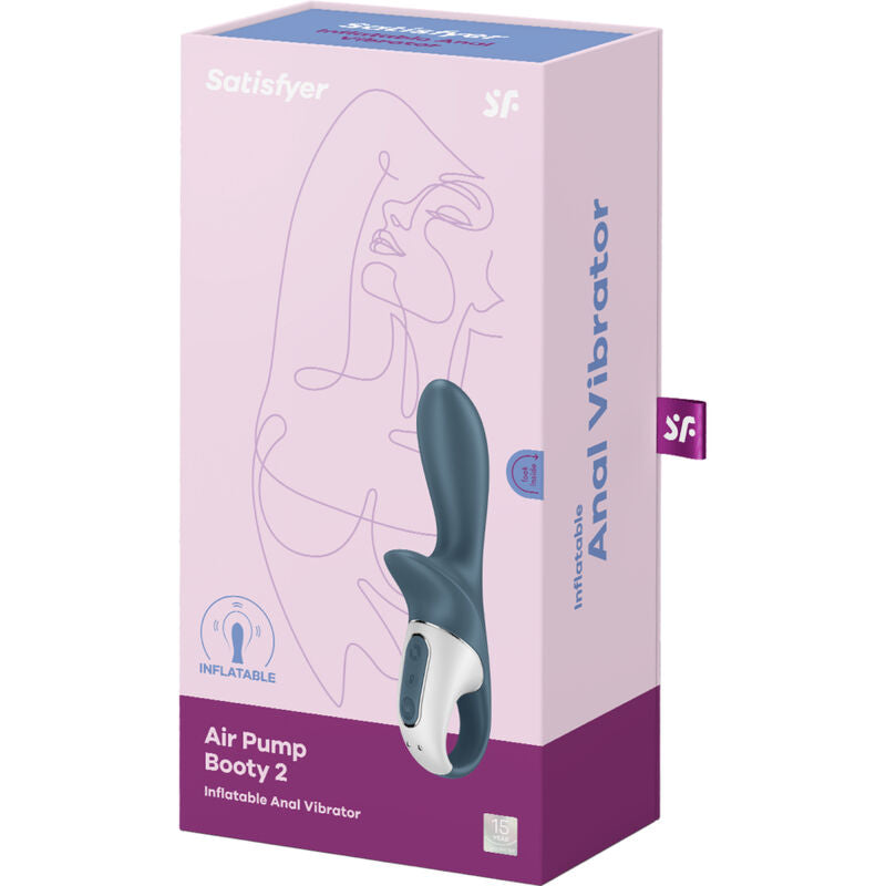 SATISFYER - AIR PUMP BOOTY 2 DARK GREY - 5
