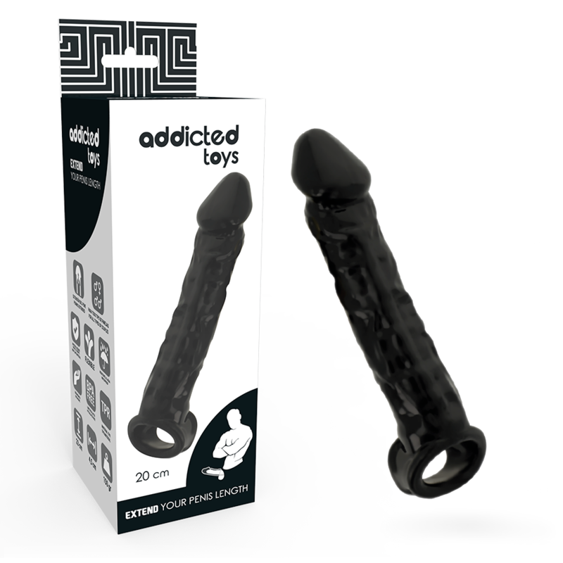 ADDICTED TOYS - DONG EXTENSION BLACK - 5