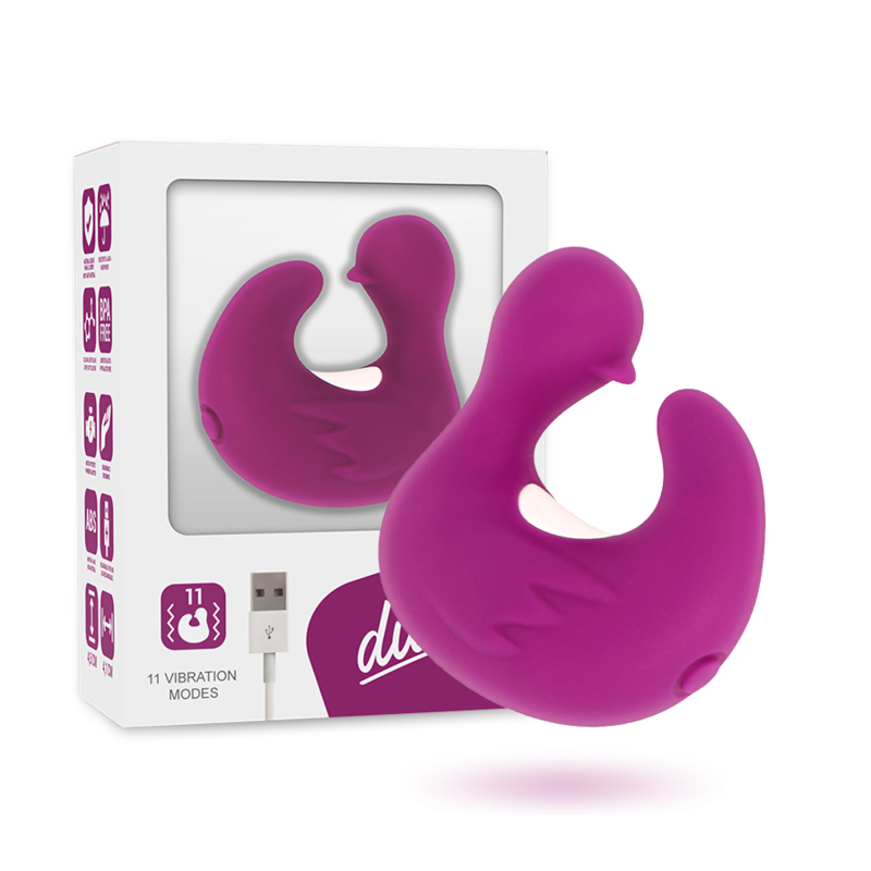 COVERME - DUCKYMANIA RECHARGEABLE SILICONE STIMULATING DUCK THIMBLE - 8