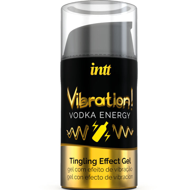 INTT - POWERFUL INTIMATE STIMULANT LIQUID VIBRATING GEL VODKA 15ML - 3