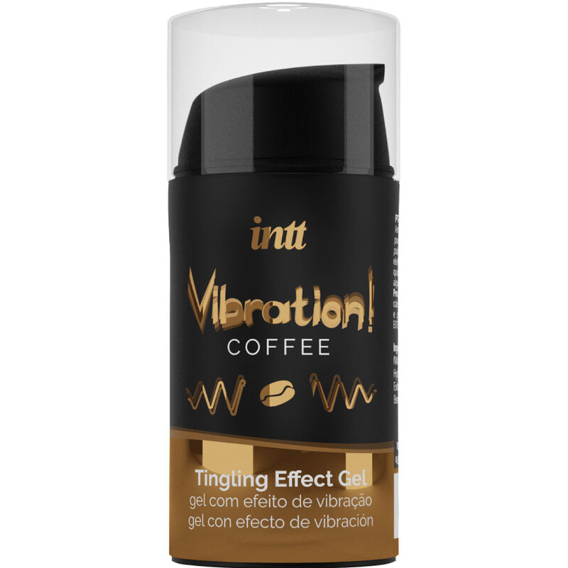 INTT - POWERFUL INTIMATE STIMULANT LIQUID VIBRATING GEL COFFEE 15ML - 2