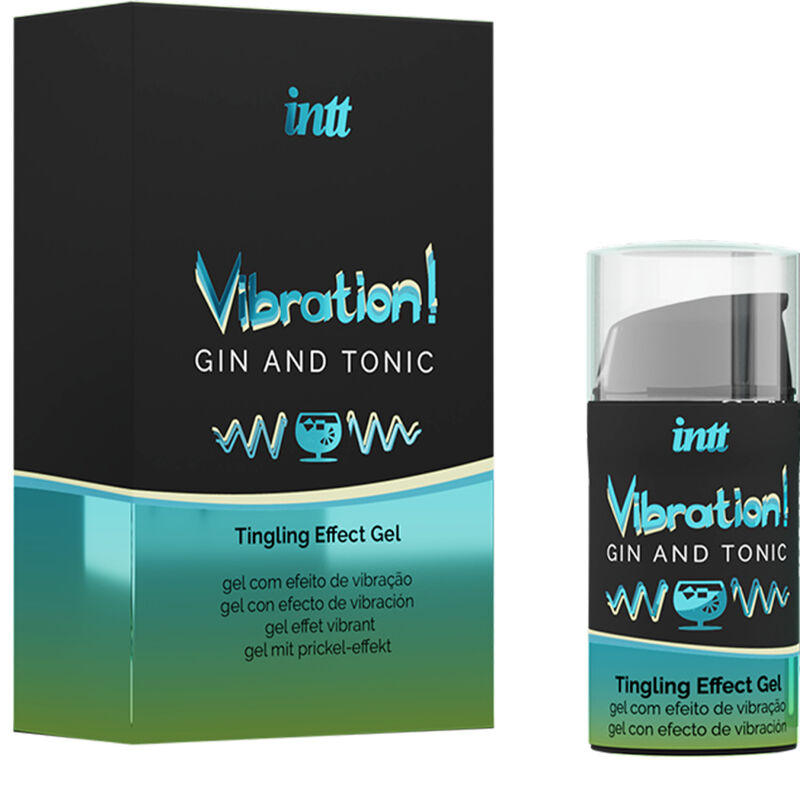 INTT - POWERFUL INTIMATE STIMULANT LIQUID VIBRATOR GEL GIN & TONIC 15ML - 2