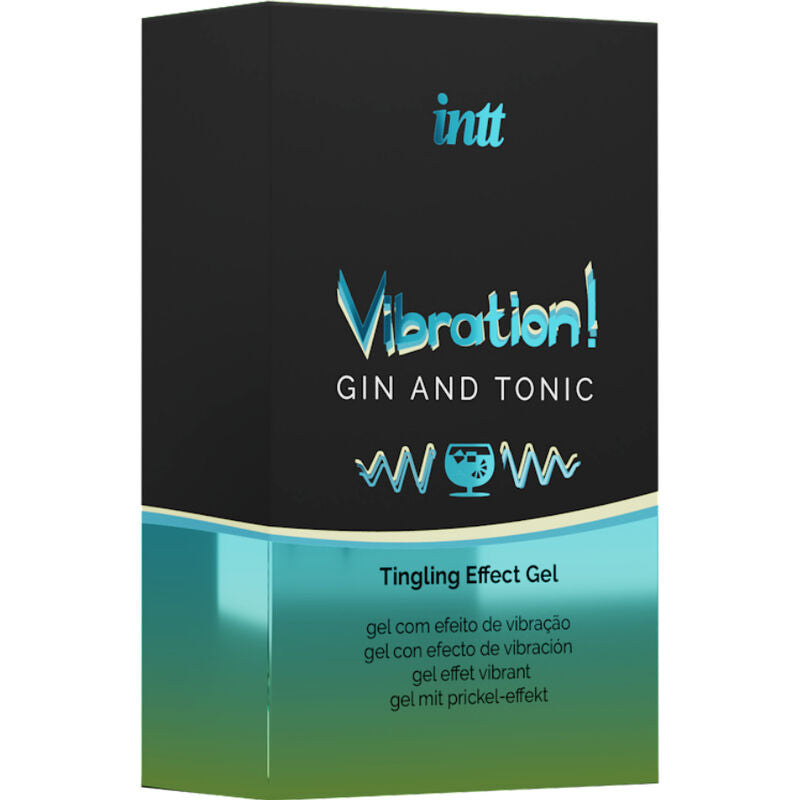 INTT - POWERFUL INTIMATE STIMULANT LIQUID VIBRATOR GEL GIN & TONIC 15ML - 3