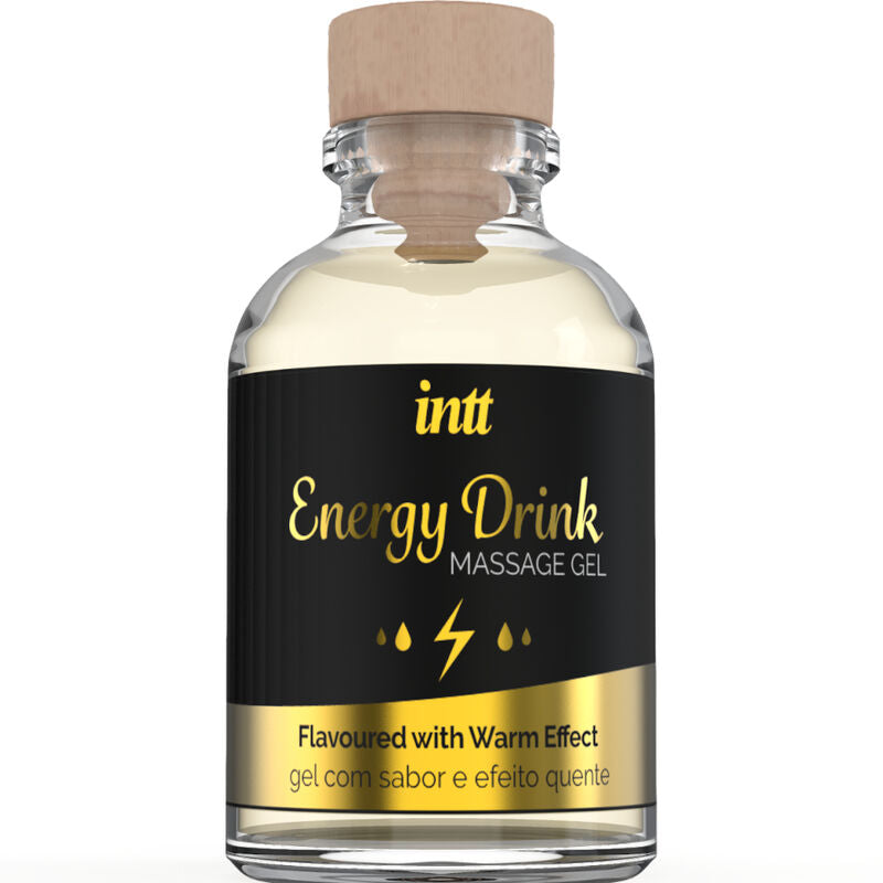 INTT MASSAGE & ORAL SEX - MASSAGE GEL WITH FLAVORED ENERGY CA DRINK AND HEATING EFFECT - 2
