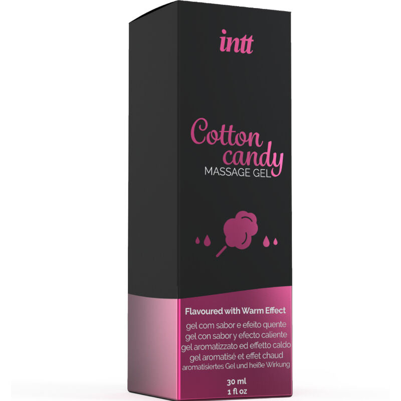 INTT MASSAGE & ORAL SEX - MASSAGE GEL WITH COTTON CANDY FLAVOR AND HEATING EFFECT - 2