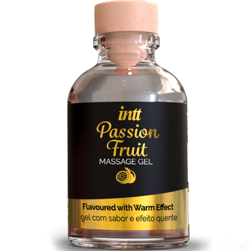 INTT MASSAGE & ORAL SEX - PASSION FRUIT FLAVORED MASSAGE GEL WITH HEAT EFFECT - 2