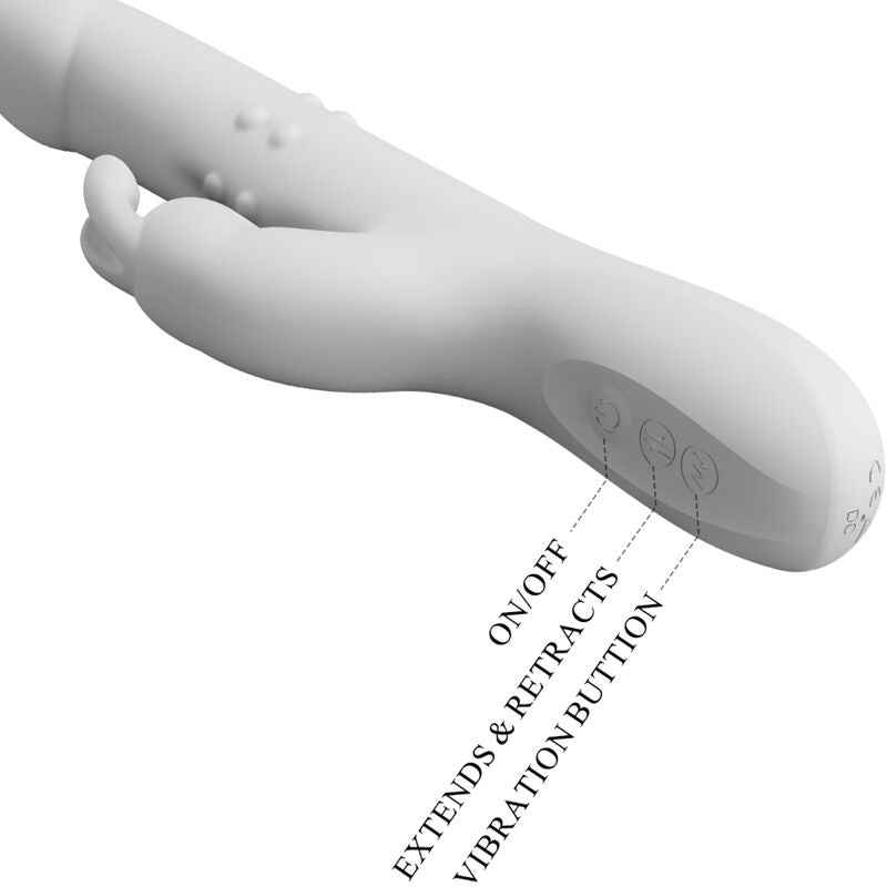 PRETTY LOVE - REESE VIBRATOR WITH SILVER ROTATION - 5