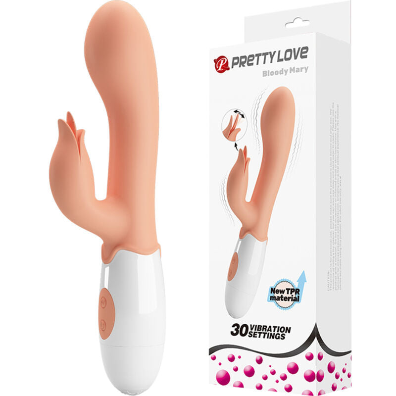 PRETTY LOVE - BLOODY MARY VIBRATOR WITH STIMULATOR - 8