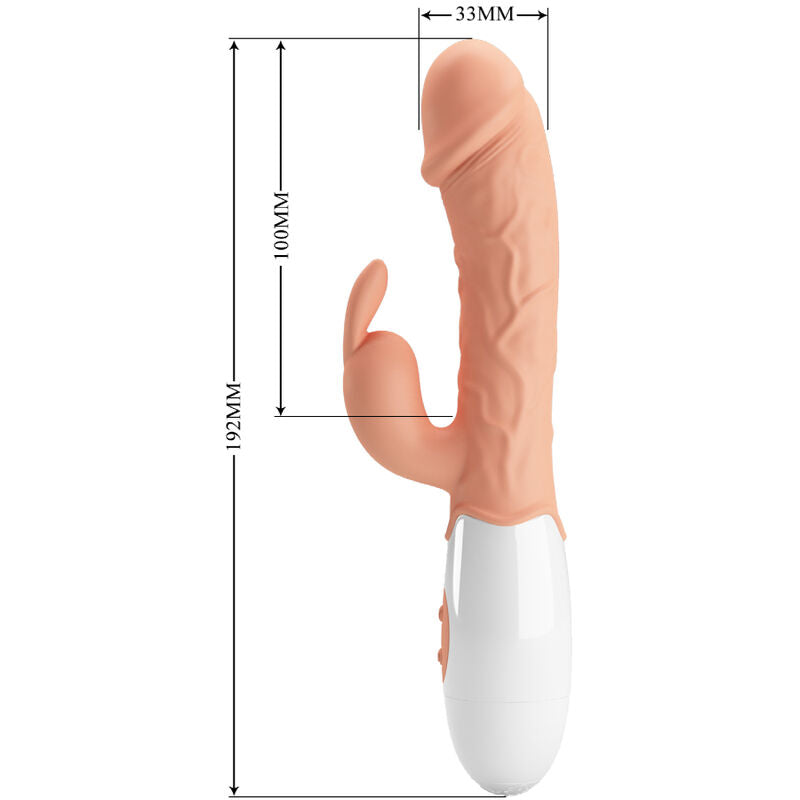 PRETTY LOVE - EASTER BUNNY VIBRATOR WITH STIMULATOR - 6