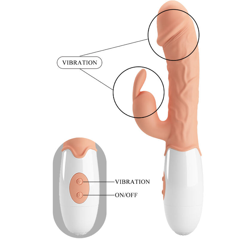 PRETTY LOVE - EASTER BUNNY VIBRATOR WITH STIMULATOR - 8