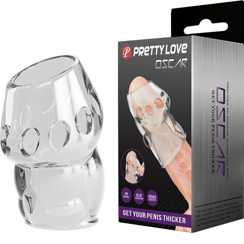 PRETTY LOVE - OSCAR TRANSPARENT PÉNIS PLUS ÉPAIS