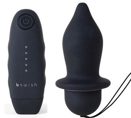 B SWISH - BFILLED CLASSIC VIBRATING PLUG BLACK - 6